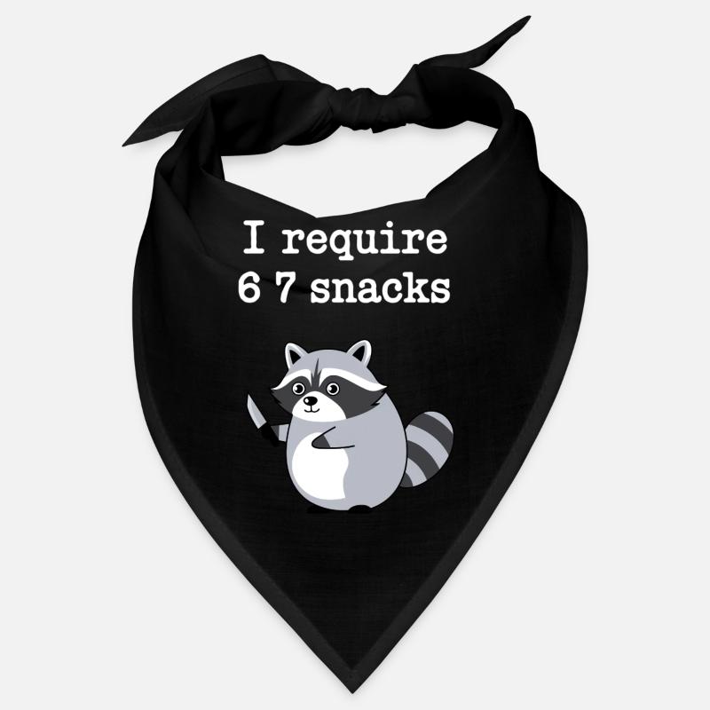 6-7 Internet Meme Cooler 6 7 Waschbär Bandana