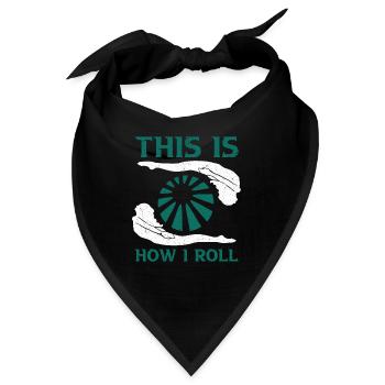 Schwimmer Schwimmen 50 Meter Bahn Brustschwimmen - Bandana - Schwarz - Vorne