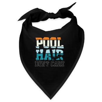Schwimmer Schwimmen 50 Meter Bahn Brustschwimmen - Bandana - Schwarz - Vorne
