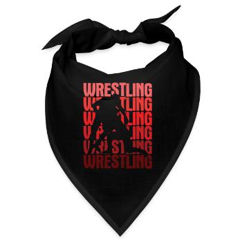 Grappling Martial Arts Wrestling - Bandana - Schwarz - Vorne