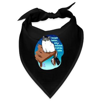 l bought Twitter... and knocked it off the table - Bandana - Schwarz - Vorne