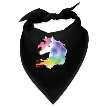 Unicorn - Bandana - Schwarz - Vorne