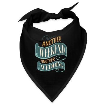 Ein Weiteres Wochenende, Eine Weitere Hochzeit Für - Bandana - Schwarz - Vorne