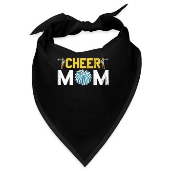 Cheer Mom Design Für Cheerleader Cheer - Bandana - Schwarz - Vorne