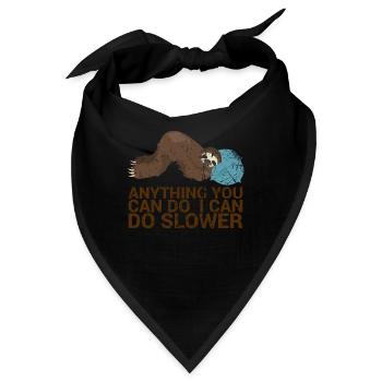 Alles, Was Sie Tun Können, Kann Ich Für - Bandana - Schwarz - Vorne