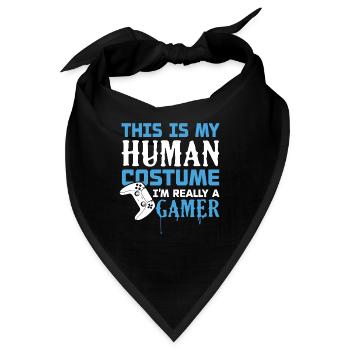 Ich bin wirklich ein Gamer - Bandana - Schwarz - Vorne