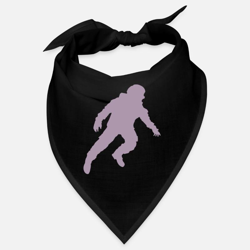Floating Astronaut Silhouette Weightlessness Bandana