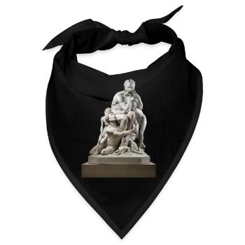 Ugolino and His Sons, Marmor Statue, Jean-baptiste - Bandana - Schwarz - Vorne