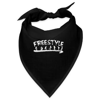 stuntscooter kickscooter Roller Tretroller - Bandana - Schwarz - Vorne