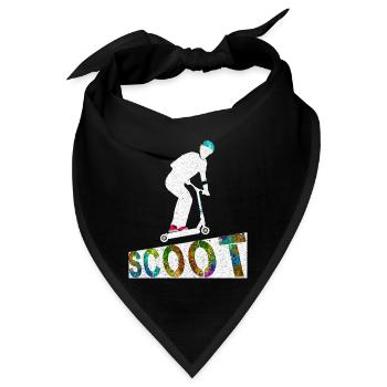 Stunt Scooter Skatehalle Training - Bandana - Schwarz - Vorne