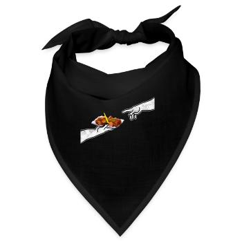 Die Göttliche Currywurst - Bandana - Schwarz - Vorne