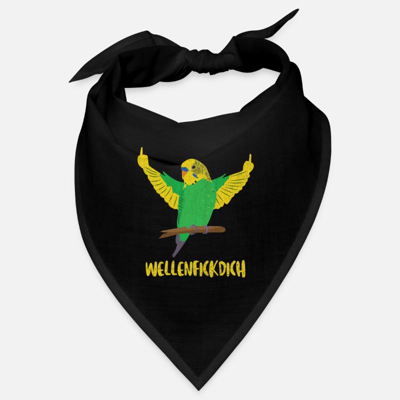 Canary Budgerigar Wave Tick Bandana