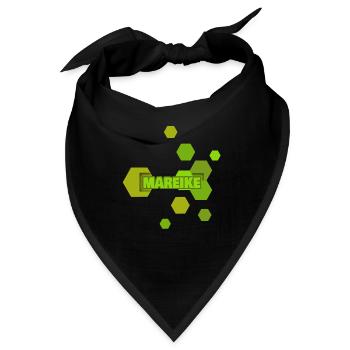 Camouflage Mareike - Bandana - Schwarz - Vorne