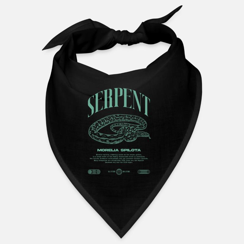 Carpet Python Modern Reptile Keeper Streetwear Bandana