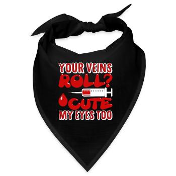 Phlebotomist Funny Phlebotomy Technician Nurse - Bandana - Schwarz - Vorne