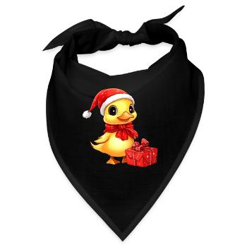 Entchen Christmas - Bandana - Schwarz - Vorne