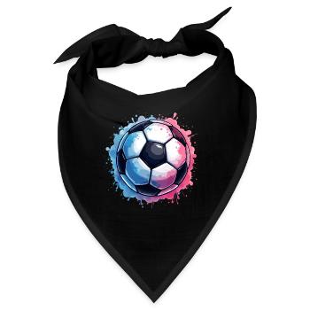 Fußballer Fußball Jungen Kinder - Bandana - Schwarz - Vorne