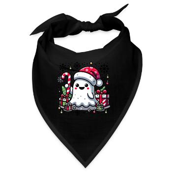 Weihnachten Geist Zuckerstange - Bandana - Schwarz - Vorne