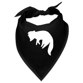 fuchs - Bandana - Schwarz - Vorne