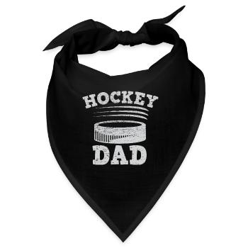 Eishockey Schlittschuhe Puck Hockey - Bandana - Schwarz - Vorne