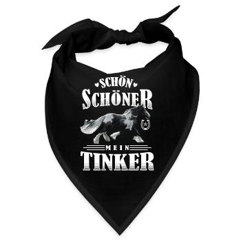 Schön Schöner Mein Tinker - Bandana - Schwarz - Vorne