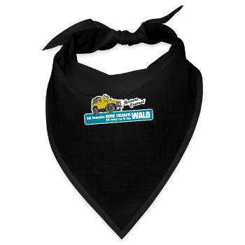 Keine Therapie - Nur RC - RC Geländewagen Liebe - Bandana - Schwarz - Vorne