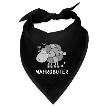 Mähroboter - Bandana - Schwarz - Vorne
