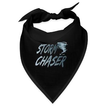 Sturm Wirbelsturm für einen Sturmjäger - Bandana - Schwarz - Vorne