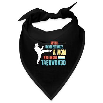 Kampfsport Selbstverteidigung Kampfkunst - Bandana - Schwarz - Vorne