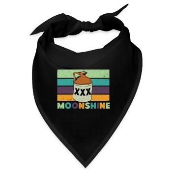 Schnaps brennen Schnapsbrenner Selbstgebrannter - Bandana - Schwarz - Vorne
