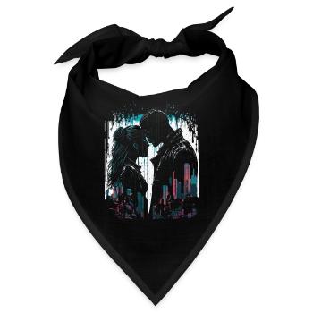 Cyberpunk-Paar - Bandana - Schwarz - Vorne