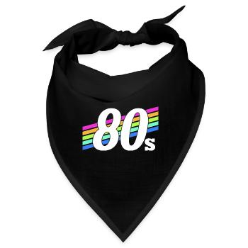 neon graphic - Bandana - Schwarz - Vorne