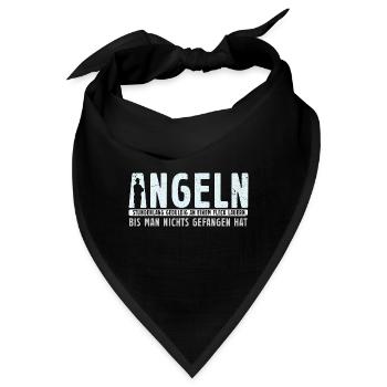Angler Angel Geschenk Für Angler - Bandana - Schwarz - Vorne