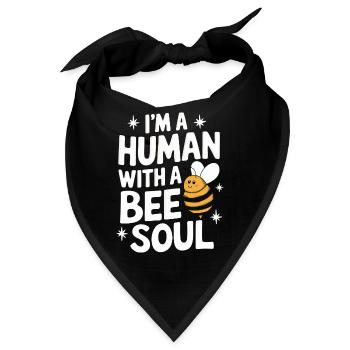 Honigbiene Imker Bienen Biene - Bandana - Schwarz - Vorne
