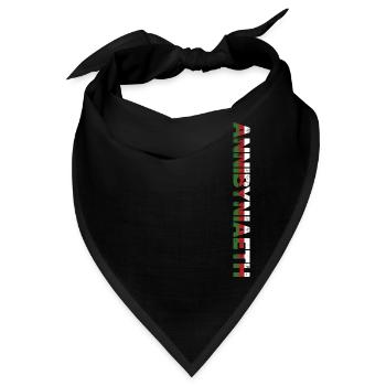 Annibyniaeth - Bandana - Schwarz - Vorne