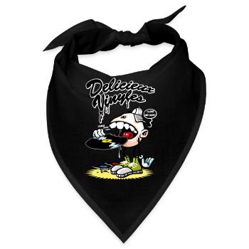 Délicieux vinyles - Bandana - Schwarz - Vorne
