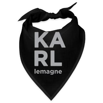 Karl lemagne - Bandana - Schwarz - Vorne