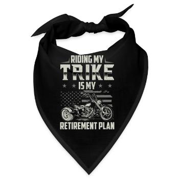Trike - Bandana - Schwarz - Vorne