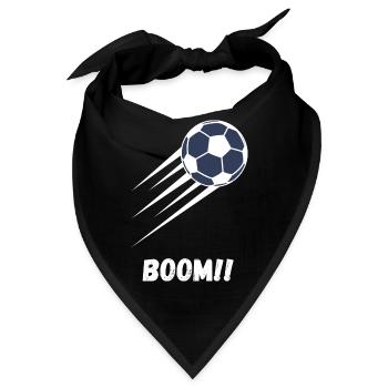 Boom Fußball - Bandana - Schwarz - Vorne
