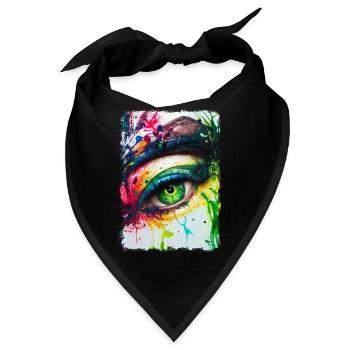 Iris - Bandana - Schwarz - Vorne