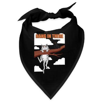 Hang in there 04 - Bandana - Schwarz - Vorne
