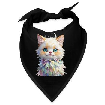 Niedliches Tier - Bandana - Schwarz - Vorne