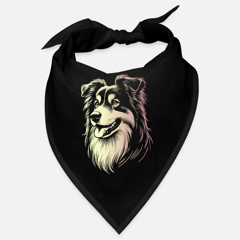 Australian Shepherd Traits 2 Gradient Bandana