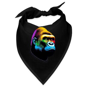 Gorilla - Bandana - Schwarz - Vorne
