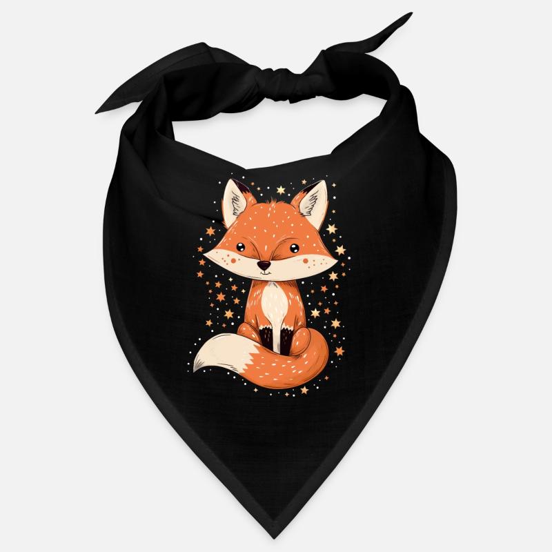 Fuchs mit Sternen Bandana