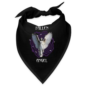 Gefallener Engel - Bandana - Schwarz - Vorne