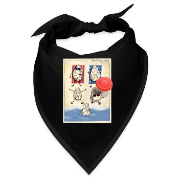 Silex am Strand 2 - Bandana - Schwarz - Vorne