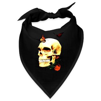 skull...perfect for halloween - Bandana - Schwarz - Vorne
