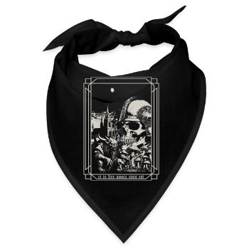 Und am Ende - Bandana - Schwarz - Vorne