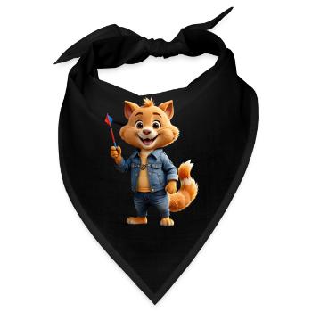 Cute animal - Bandana - Schwarz - Vorne